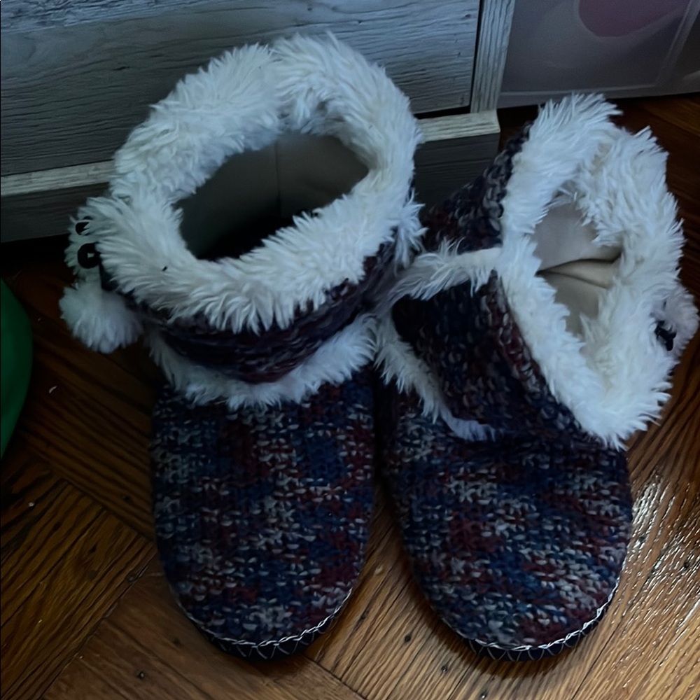 Totes Toasties Slippers Booties women’s size XL